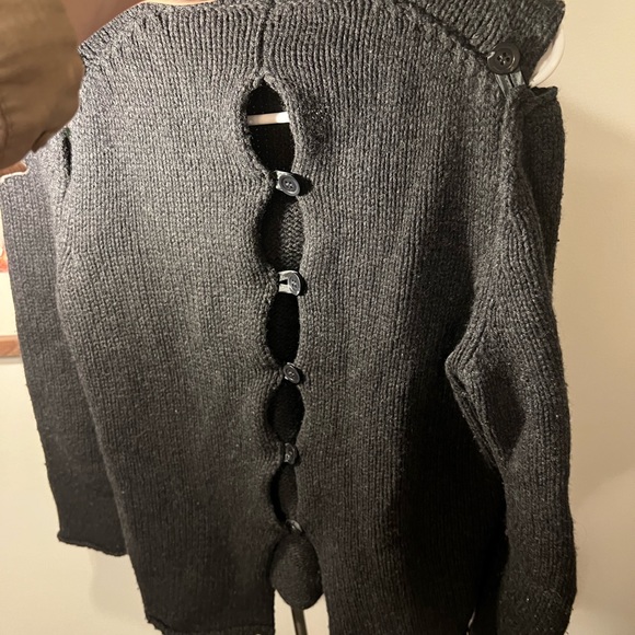 hache Sweaters - Hache black sweater buttoned back